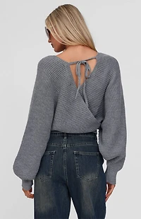 Tiger Mist Raven Surplice Sweater