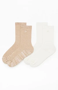 Pacsun 2 Pack Marled Crew Socks