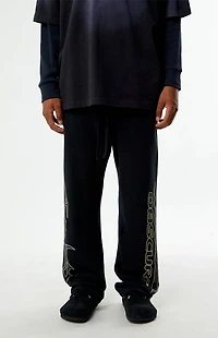 Pacsun Black Obscura Fleece Baggy Sweatpants