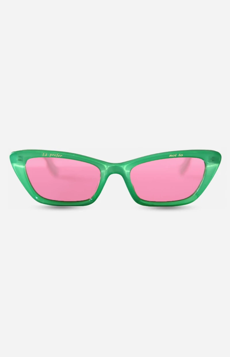INDY Sunglasses Blasè Frame Lime Sunglasses