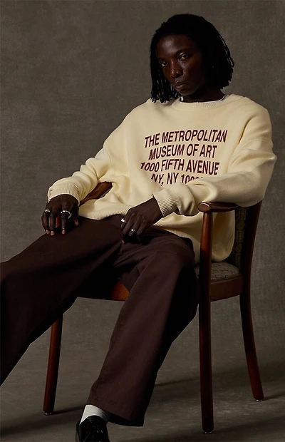 The Met x Pacsun Fifth Avenue Crew Neck Sweater