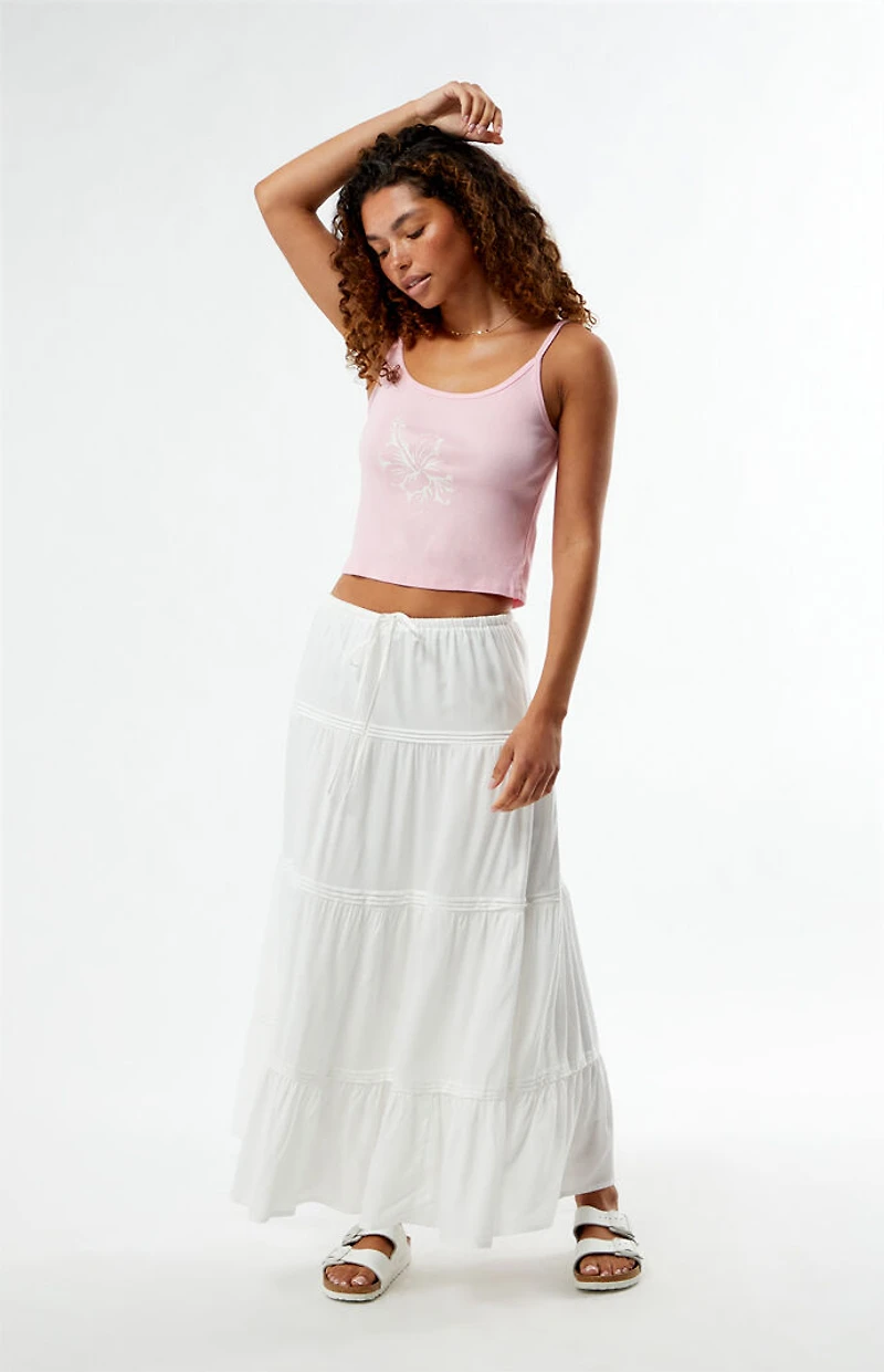 Beverly and Beck Hibiscus Tank Top