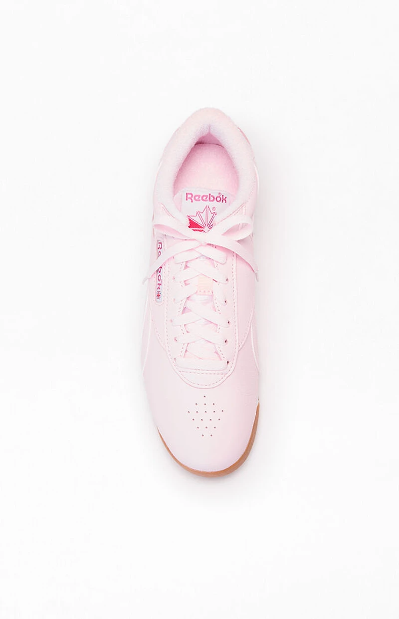 Reebok Women's Pink Freestyle Lo Sneakers
