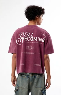 Pacsun Still Becoming Cropped Boxy T-Shirt