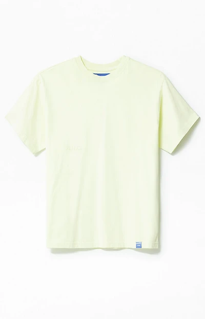 A.R.C. Pale Green Vintage Wash Heavyweight Cropped Boxy T-Shirt