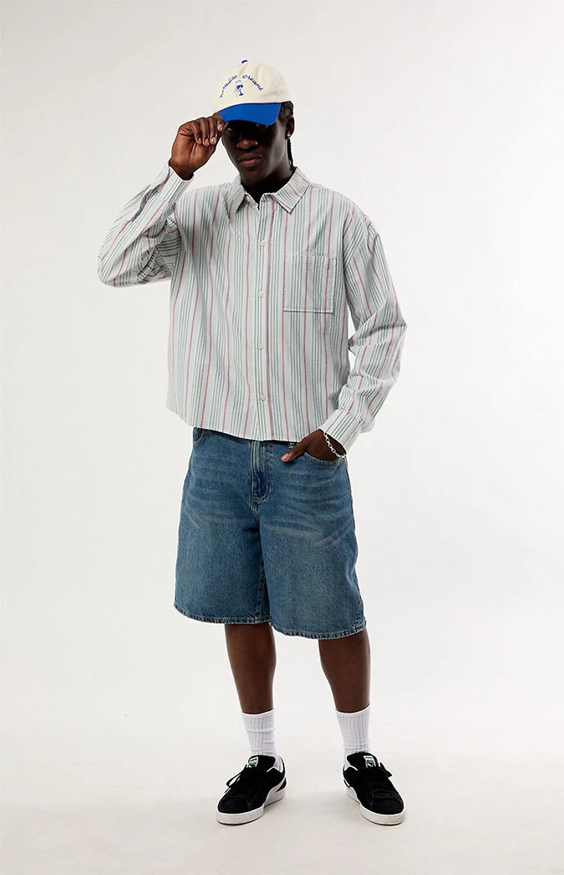 Pacsun Noto Striped Long Sleeve Shirt