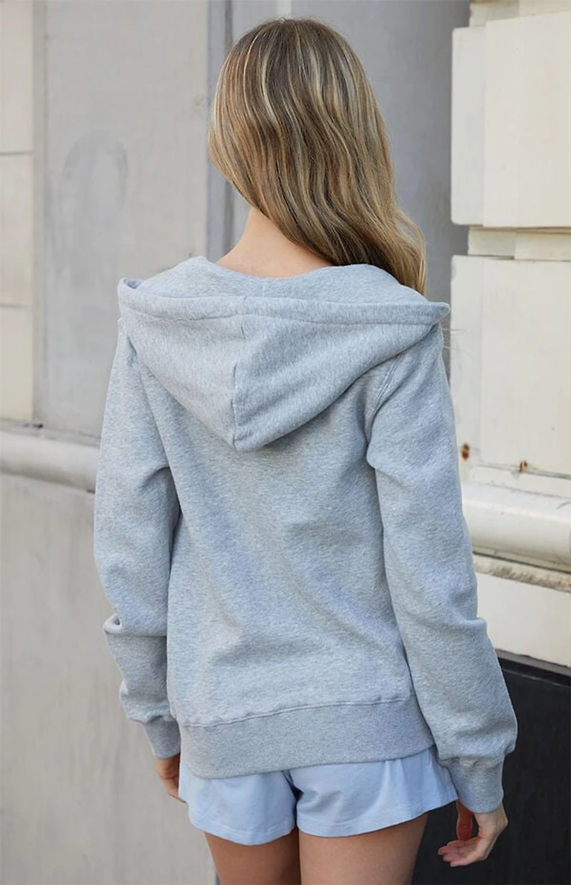John Galt Silver Full Zip Hoodie