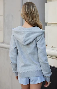 John Galt Silver Full Zip Hoodie