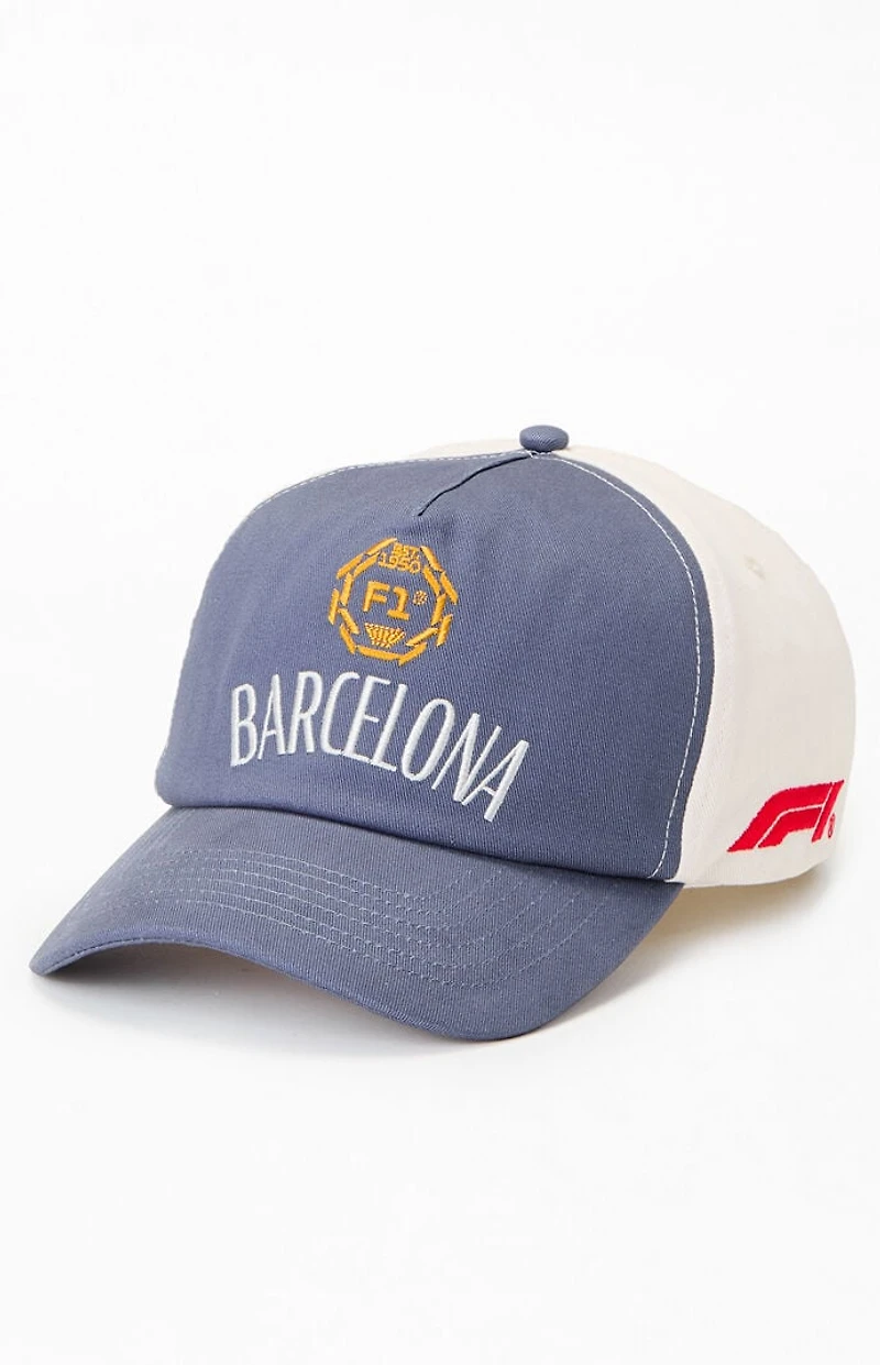 Formula 1 x Pacsun Barcelona Gray Panel Snapback Hat