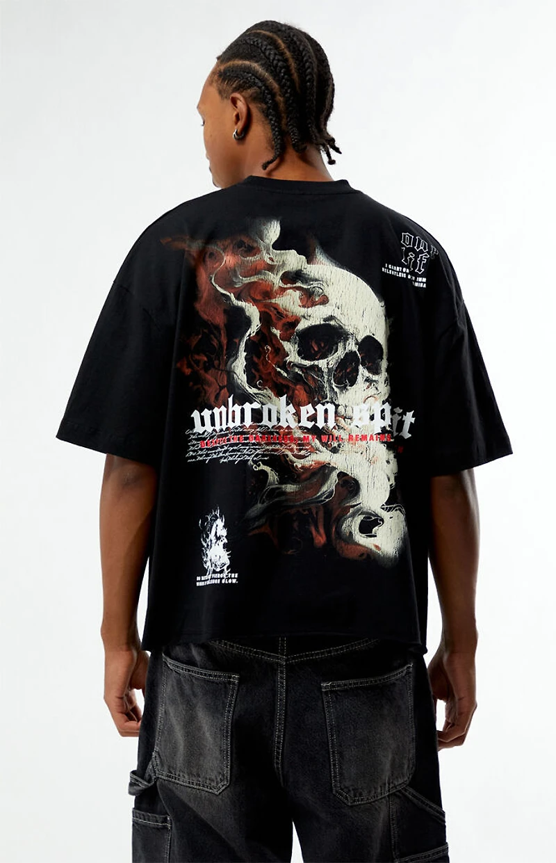 Pacsun Unbroken Spirit Cropped Boxy T-Shirt