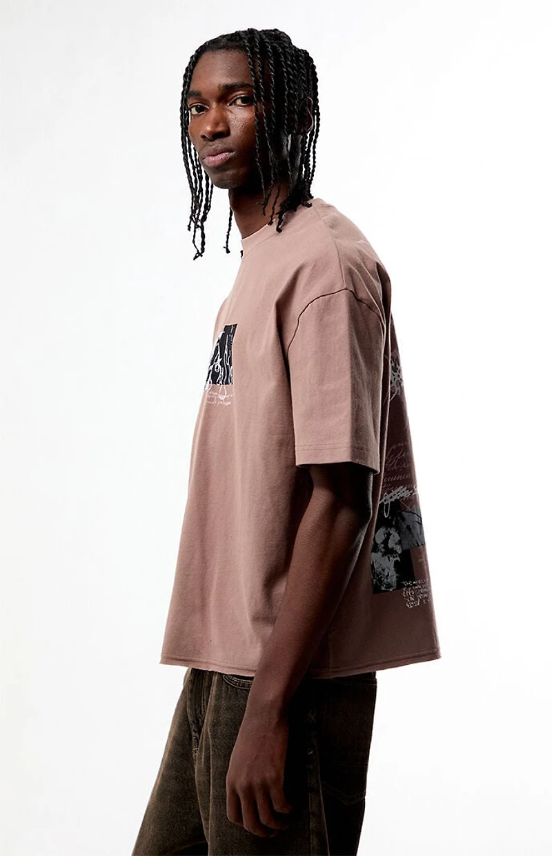 Pacsun What Remains Cropped Boxy T-Shirt