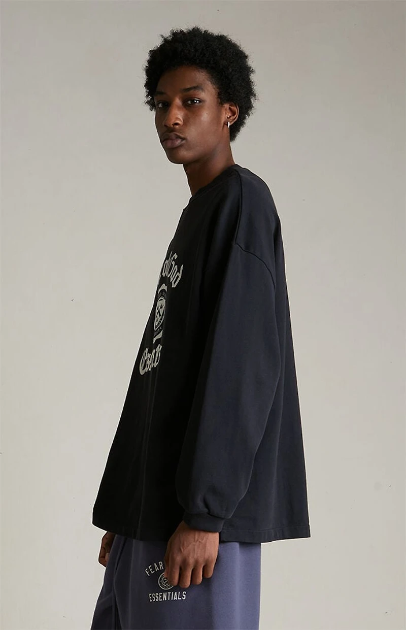 Fear of God ESSENTIALS Black Heavy Long Sleeve T-Shirt
