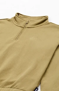Vans Kids Half Zip Mock Neck Pullover Sweatshirt
