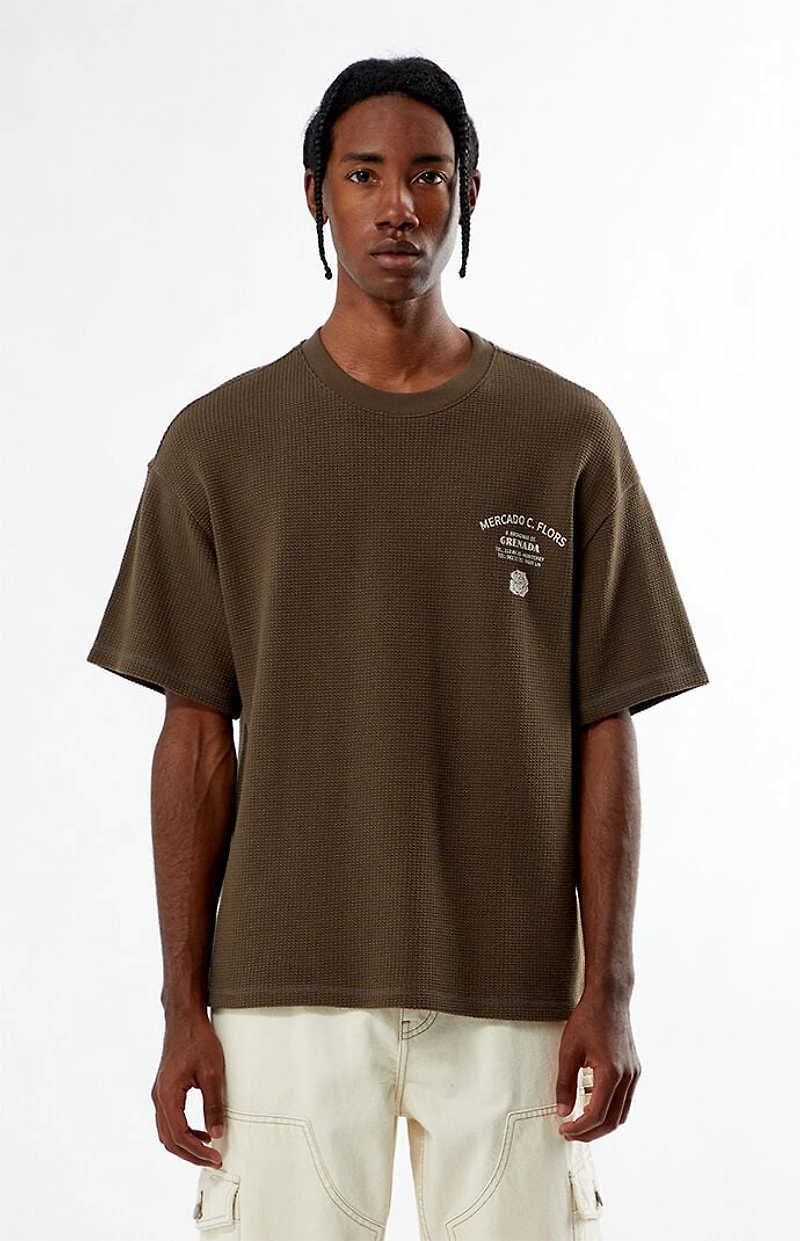 Pacsun Mercado Waffle Knit T-Shirt