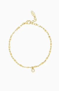 Ettika Day Dreamer Anklet With Crystal Charm