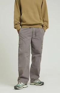 Pacsun Stretch Gray Baggy Cargo Pants