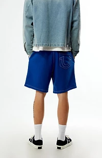 True Religion x Ford Big Fleece Blue Sweat Shorts