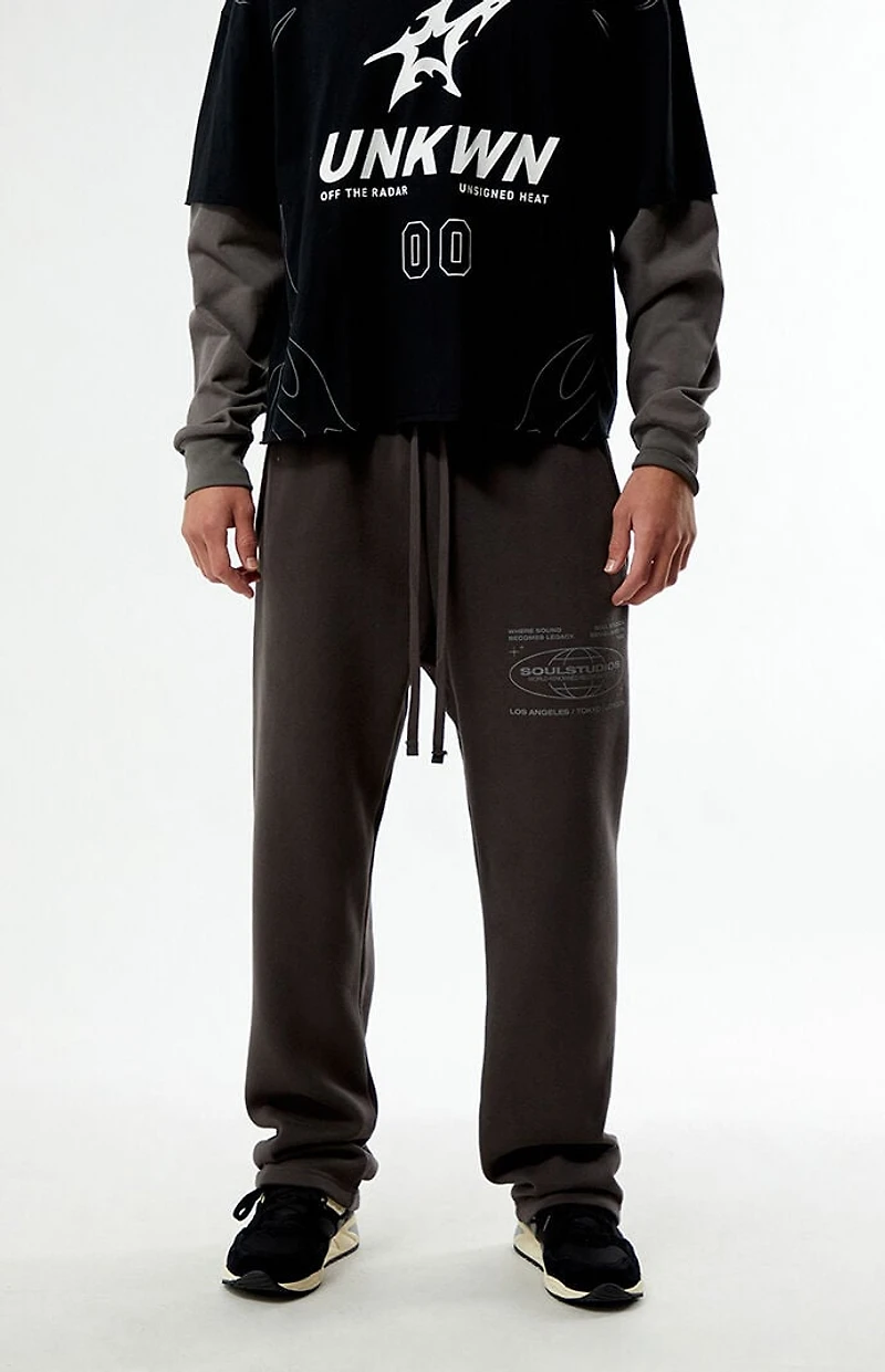Pacsun Soul Studios Fleece Baggy Sweatpants