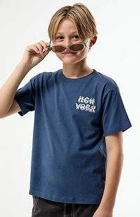 Pacsun Kids New York Bubble Embroidered T-Shirt