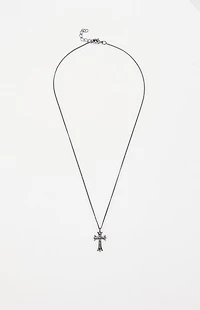 John Galt Silver Cross Necklace