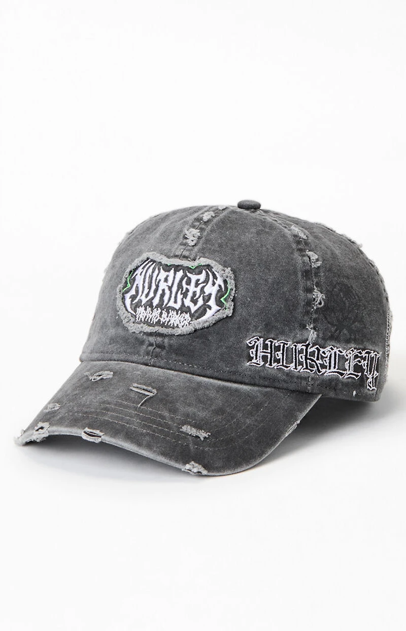 Hurley x Travis Barker Destroyed Strapback Hat