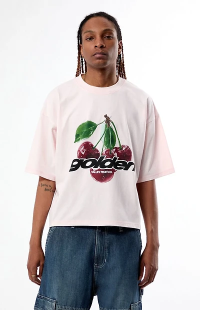 Pacsun Golden Cropped Boxy T-Shirt