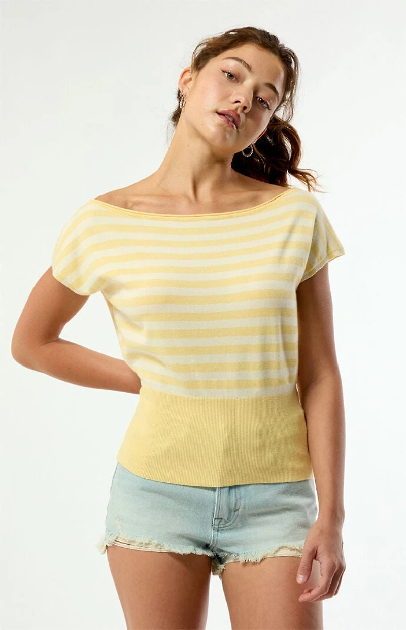 Your Favorite Eva Short Sleeve Sweater T-Shirt