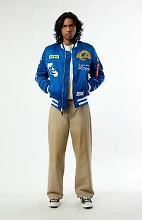 New Era x Alpha Industries LA Rams Bomber Jacket