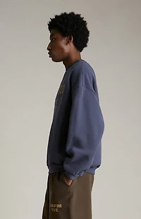 Fear of God ESSENTIALS Marine Heavy Fleece Crew Neck Sweatshirt
