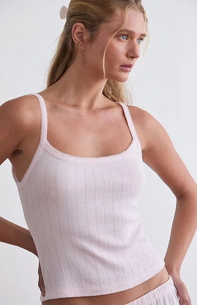 PS GOODNIGHT Pointelle Pajama Tank Top