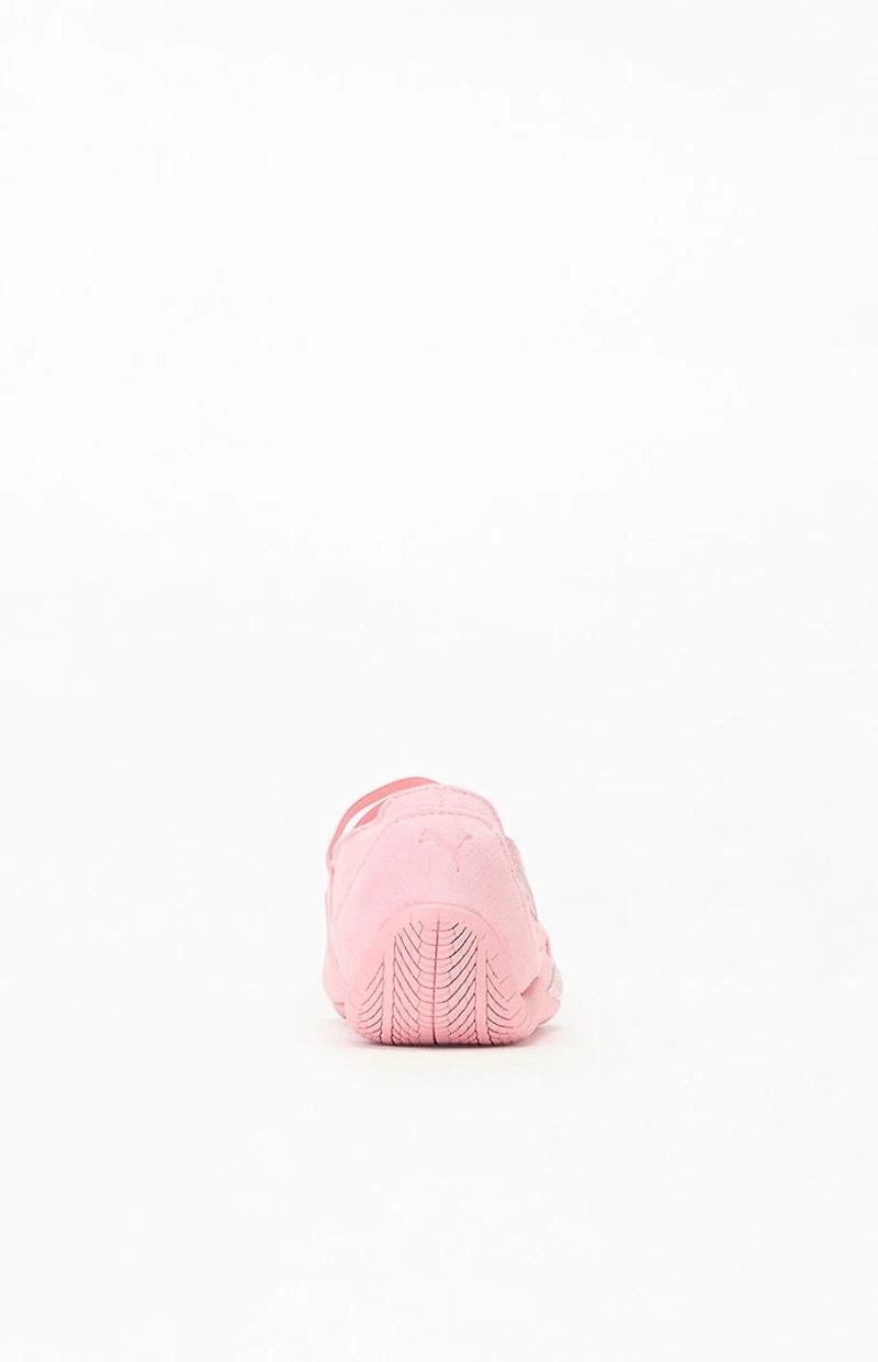 Puma Women's Pink Speedcat Ballet Python Sneakers