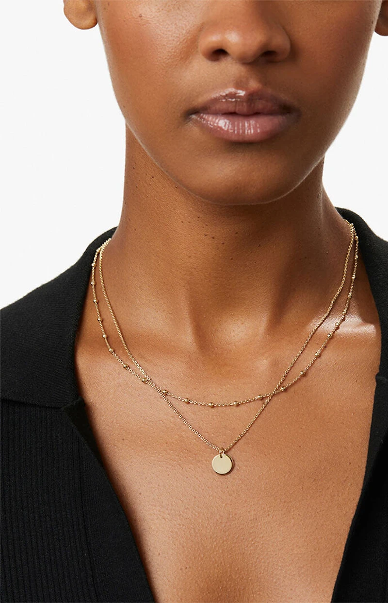 Ana Luisa Willow Coin Necklace Set