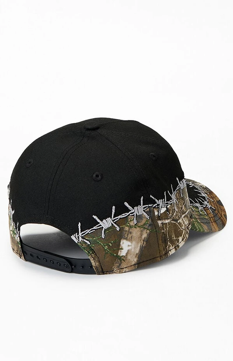 New Era Anaheim Ducks Camo Barbwire 9FORTY Snapback Hat