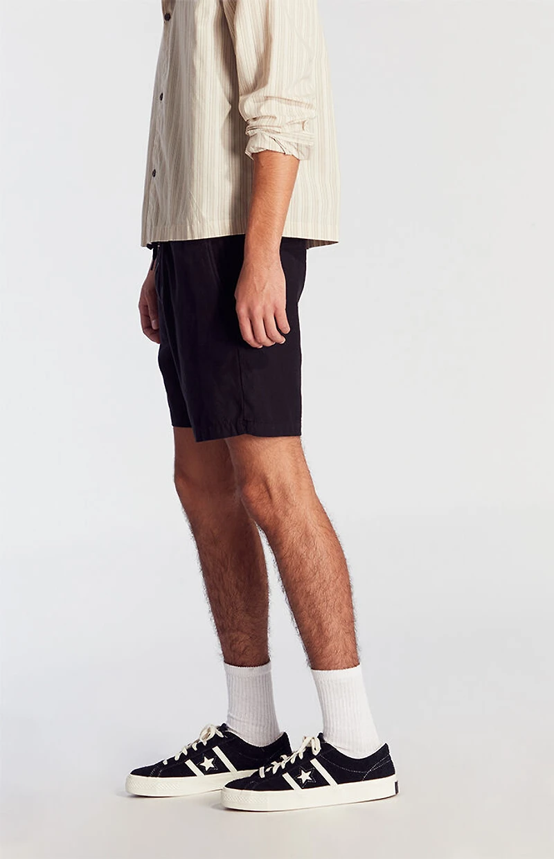 Pacsun Black Cole Slubby Volley Shorts