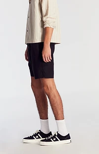 Pacsun Black Cole Slubby Volley Shorts