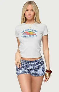 Edikted Fruit Club Graphic T-Shirt