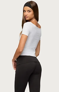 Edikted Loly Scoop Neck T-Shirt
