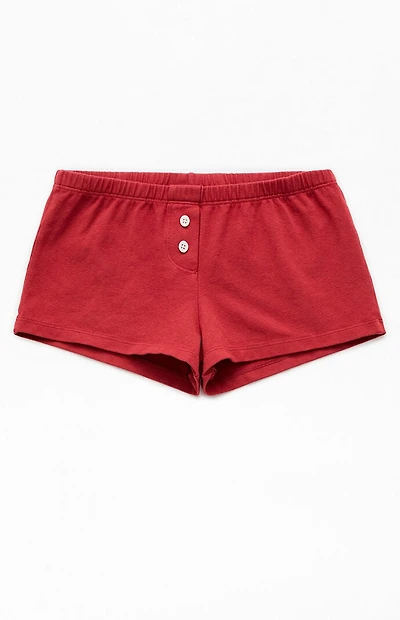 John Galt Red Brief Boyshorts
