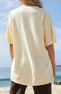 John Galt Yellow Presley Oversized T-Shirt