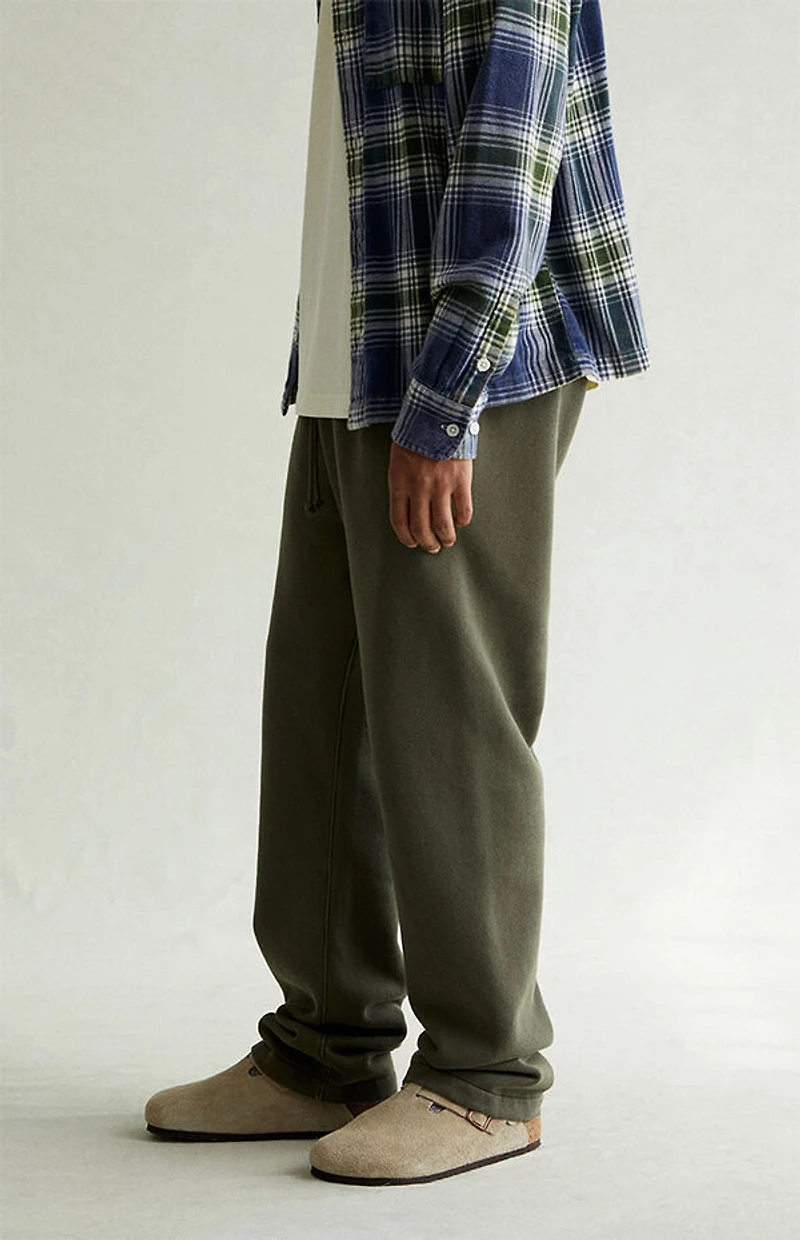 Pacsun Olive Straight Leg Sweatpants