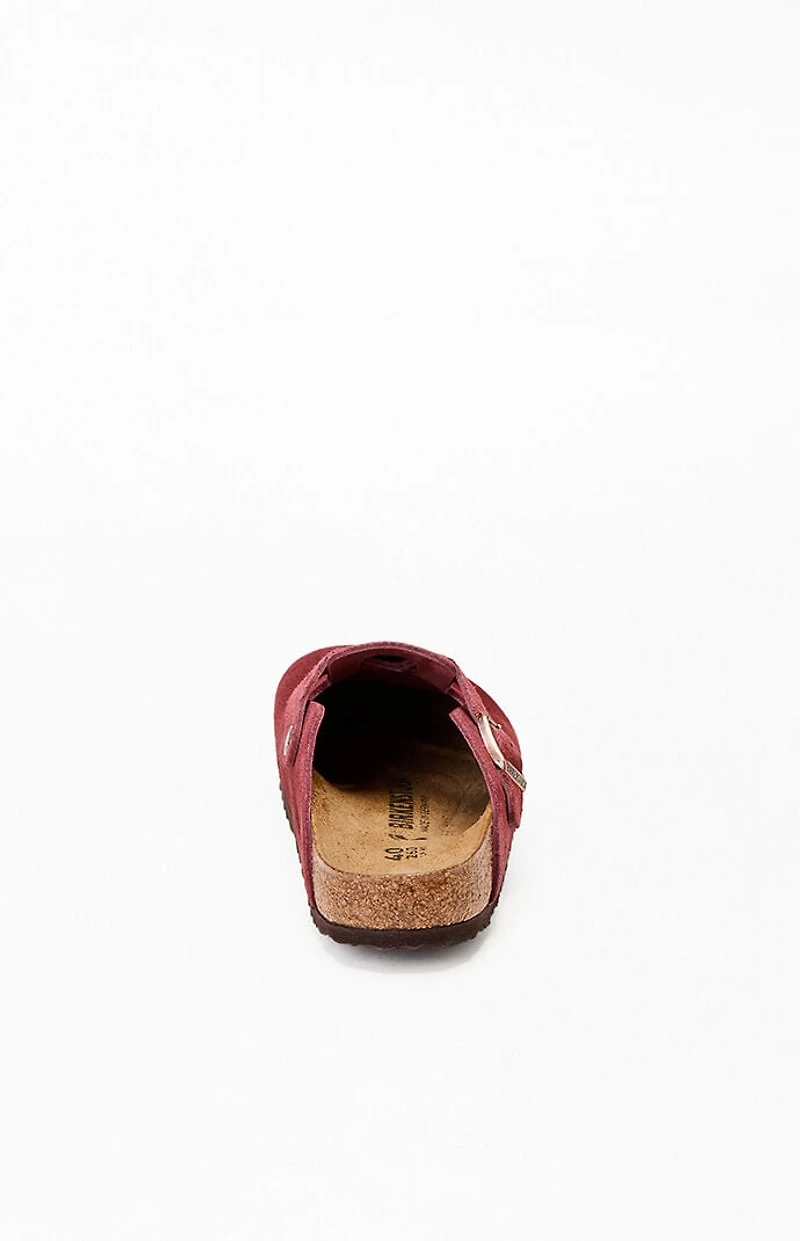 Birkenstock Women’s Boston Soft Footbed Clog Maroon