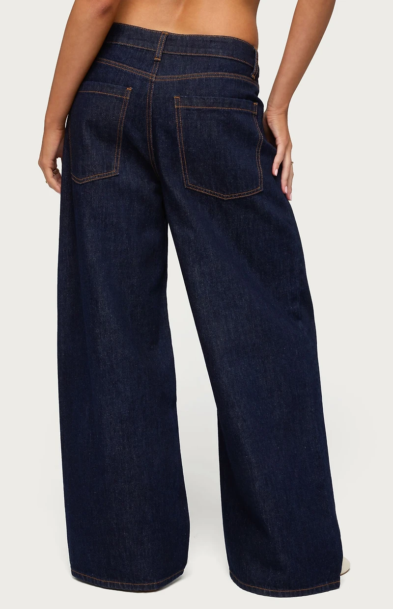 Edikted Juanita Low Rise Baggy Jeans