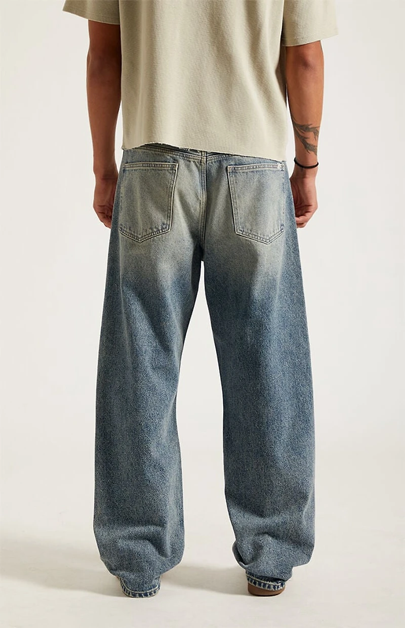 Pacsun Dylan Baggy Jeans Seamed Medium Blue