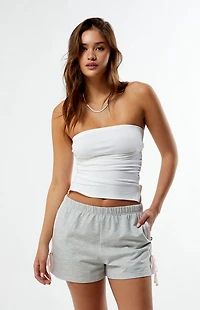 Pacsun Side Stripe Bow Fleece Sweat Shorts