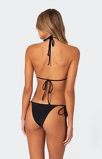 Edikted Cassey Lacey Triangle Bikini Top