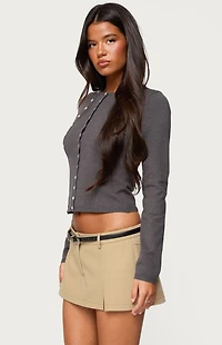 Edikted Hestia Button Up Knit Cardigan