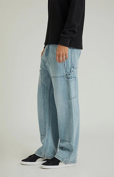 Pacsun Dylan Baggy Jeans Carpenter Light Blue