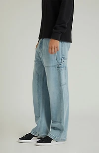 Pacsun Dylan Baggy Jeans Carpenter Light Blue