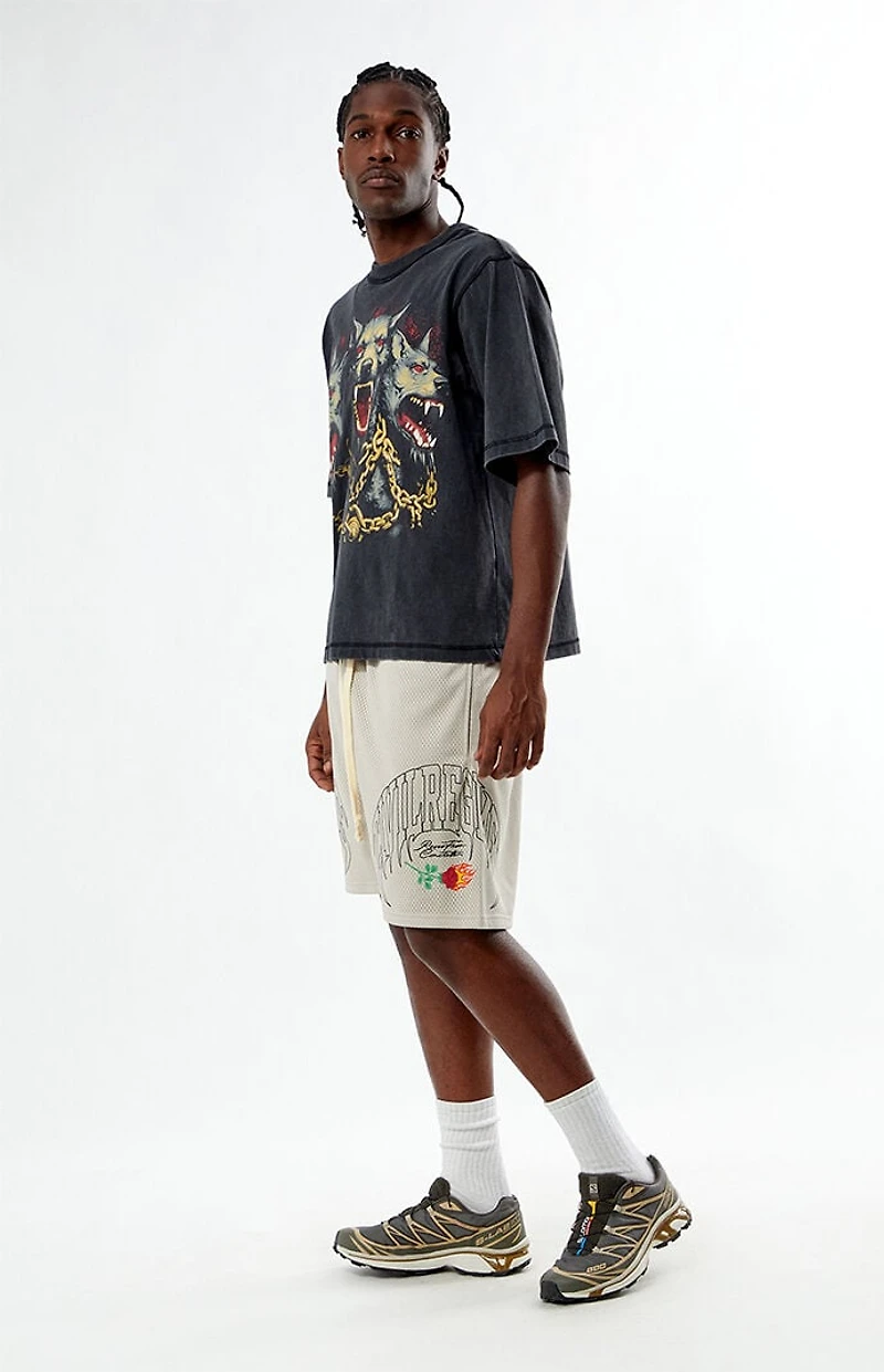 Civil Rose Claws Mesh Basketball Shorts