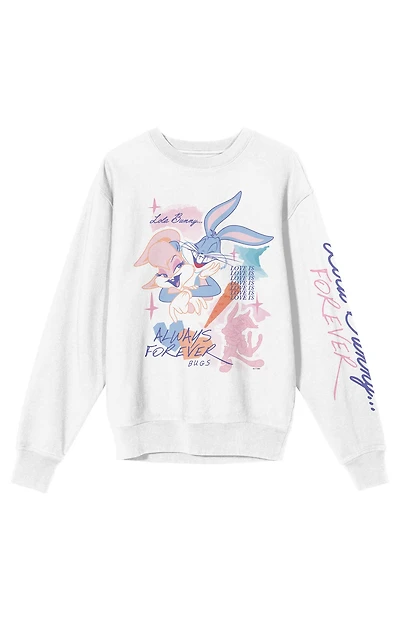 Looney Tunes Always Forever Crew Neck Sweatshirt